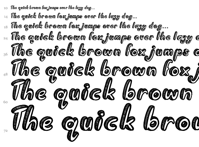 Going Rogue font waterfall